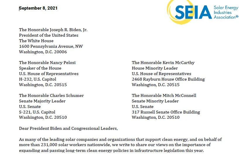Nearly 750 U.S. Solar Companies Unite For Long-Term Federal Policy Certainty 8 Nearly 750 U.S. Solar Companies Unite For Long-Term Federal Policy Certainty 8