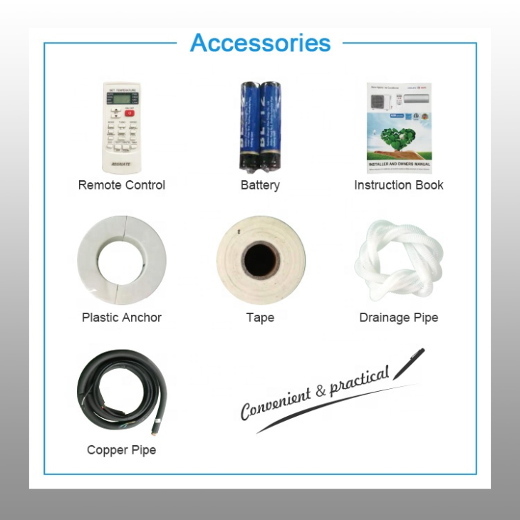 High Efficiency Solar Room Air Conditioner