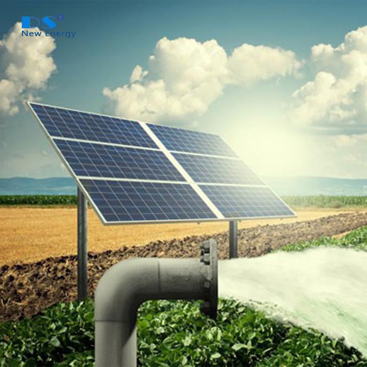 แผงเซลล์แสงอาทิตย์ 14.6KW ขับเคลื่อนปั๊ม 7.5KW เพื่อตอบสนองความต้องการของหมู่บ้าน